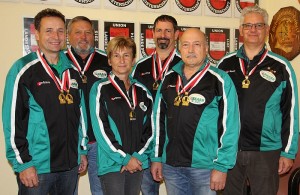 Die Medaillengewinner bei der UNION Landesmeisterschaft 2017