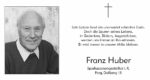 Nachruf Franz Huber